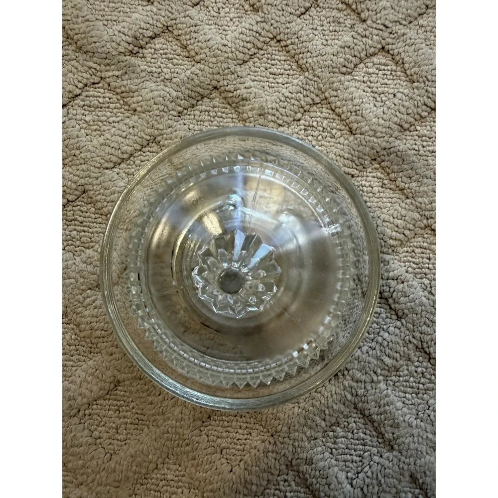 Vintage Glass Chicken Waterer Base Poultry Farm Livestock